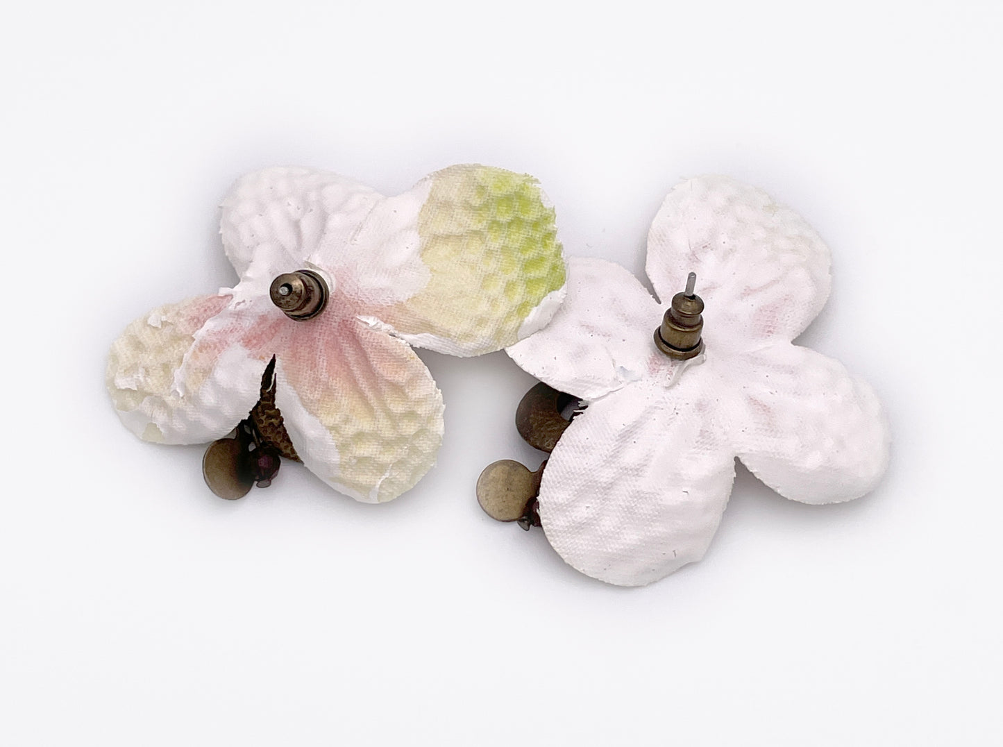 Dipped Dogwood Flower Earrings