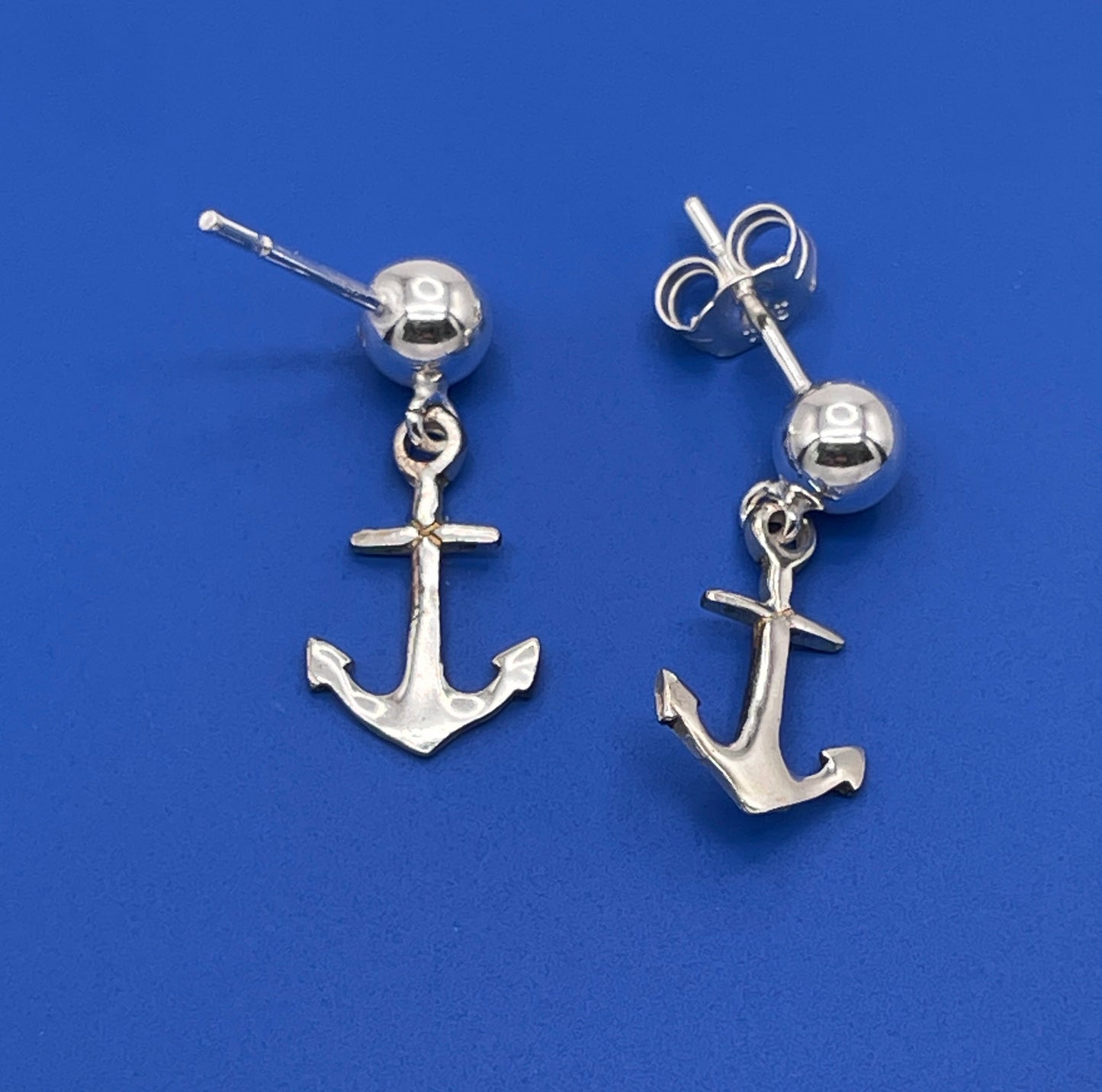 Anchors Ball Post Earring Set